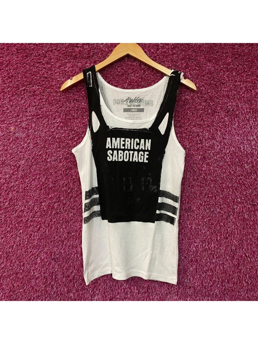 ASAP Rocky x AWGE American Sabotage BV Rolling Loud Tank Large